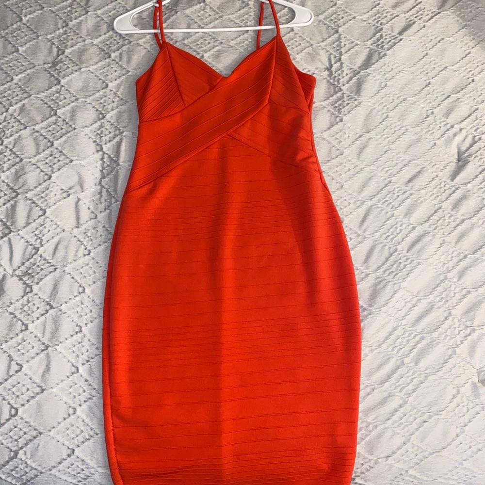 Orange dress